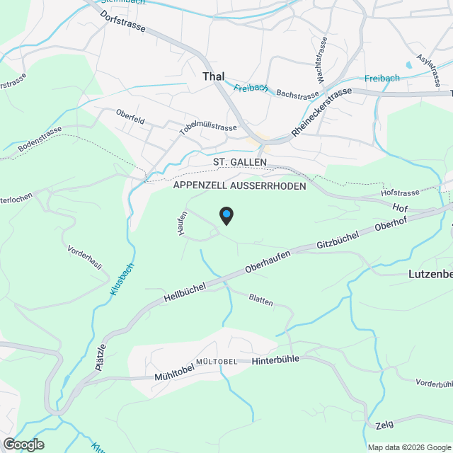 2 1/2 Zimmer Eigentumswohnung in Lutzenberg - Karte