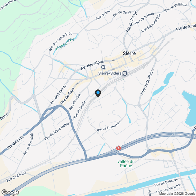 Wohnung 3.5 Zimmer in Sierre - Karte