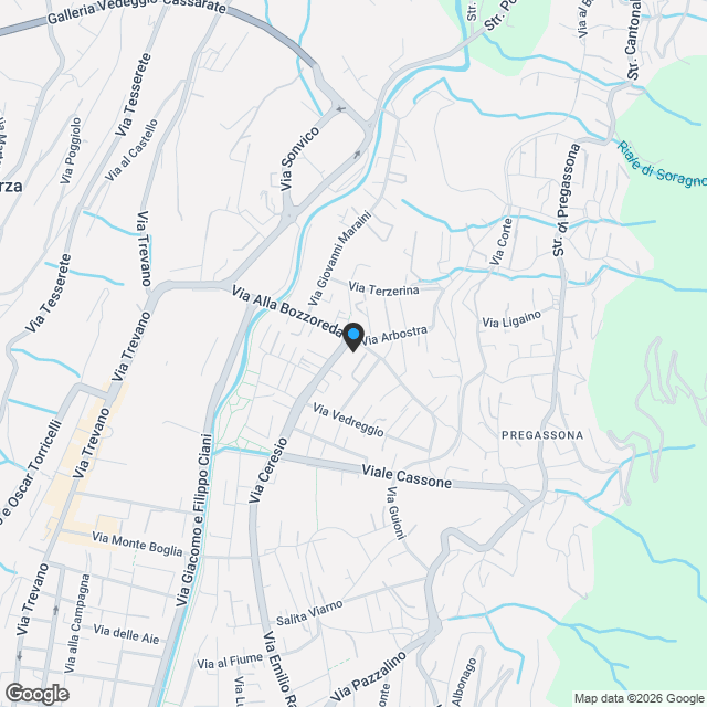 PREGASSONA – PARCO CERESIO, WOHNEN SIE MIT STIL UND KOMFORT (B.1.3) - Karte
