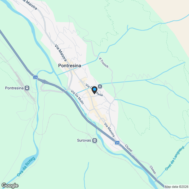 Appartamento nel cuore di Pontresina - Karte