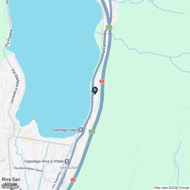 CAPOLAGO – 2.5 LOC, DESIGN MODERNO E VISTA LAGO (APP. 2) - Karte