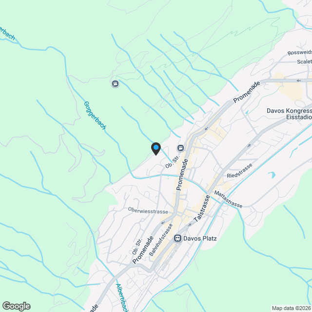 Exklusiver Zweitwohnsitz in Davos-Frauenkirch! 4.5-Zimmer-Dachwohnung - Karte