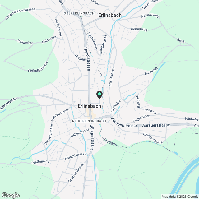 Wohnungen im Herzen von Erlinsbach Bezug ab 01.11.2026 - Karte