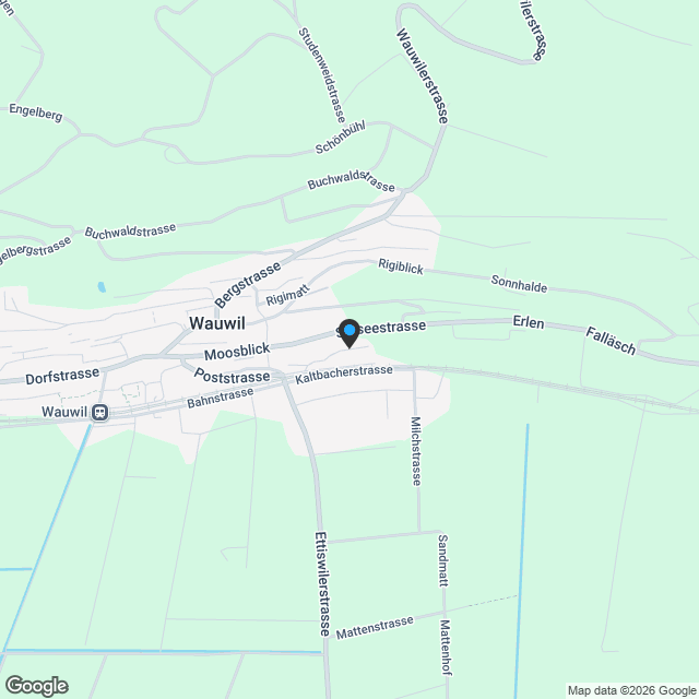 4.5-Zimmer-Eigentumswohnung in Wauwil - Karte
