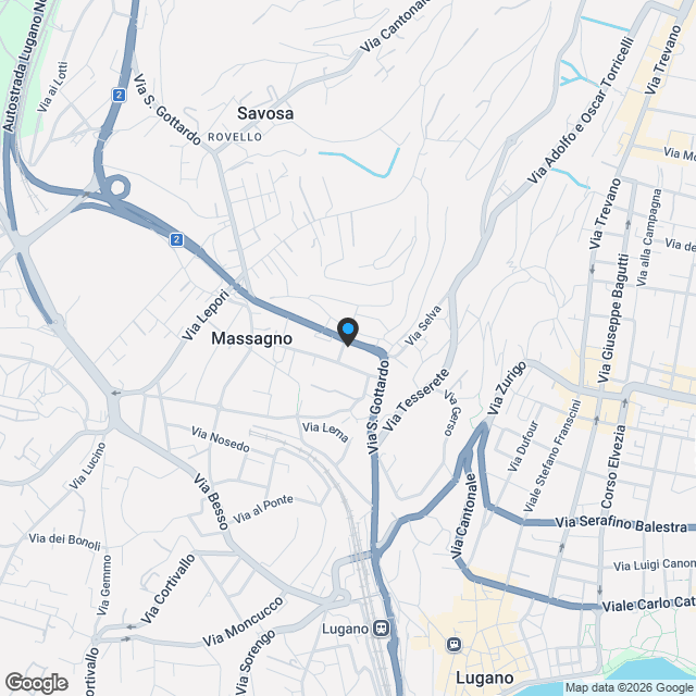 MASSAGNO | Nuovo 2.5 Locali con ampio terrazzo - Karte