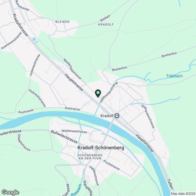 Exklusive Neubauwohnungen - Moderne 4.5 Gartenwohnung bis 5.5 Zimmer in Kradolf-Schönenberg - Karte