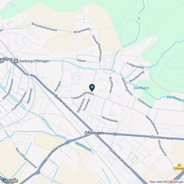 6 Eigentumswohnungen in Oftringen - ruhig & zentral - Karte