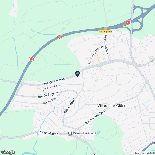 Villas contemporaines à Villars-sur-Glâne - 5.5 et 6.5 pièces - Karte