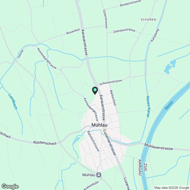 Erstbezug 2 1/2 Zimmer-Wohnung in neuer Überbauung Roggächer Nord - Karte