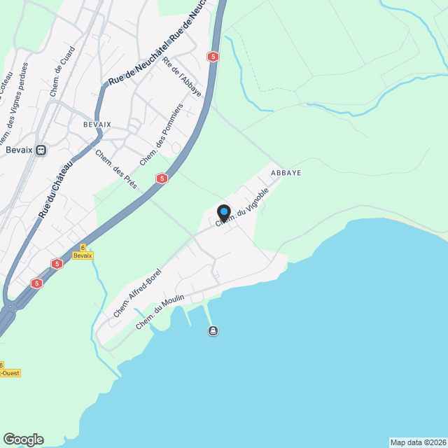 Portes ouvertes dès le mercredi 19 août tous les mercredis entre 16h00 et 18h00 et tous les samedis de 10h00 à 12h00 - Villa de 5.5 pièces avec jardin, terrasse et terrasse en attique - Bevaix | ? - Karte