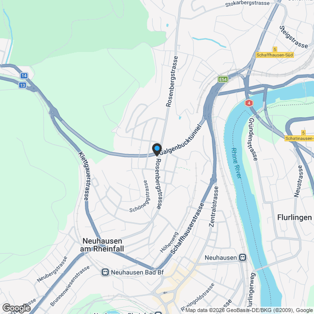 Exklusives Neubauprojekt in Neuhausen am Rheinfall Einheit EG - A 0.1 - Karte