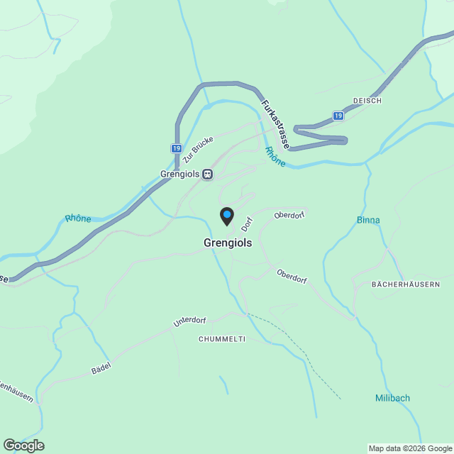 Neubauwohnungen (2.5er, 3.5er und EFH) mit Bergblick in Grengiols ab CHF 390'000 - 30 min von Visp - Karte