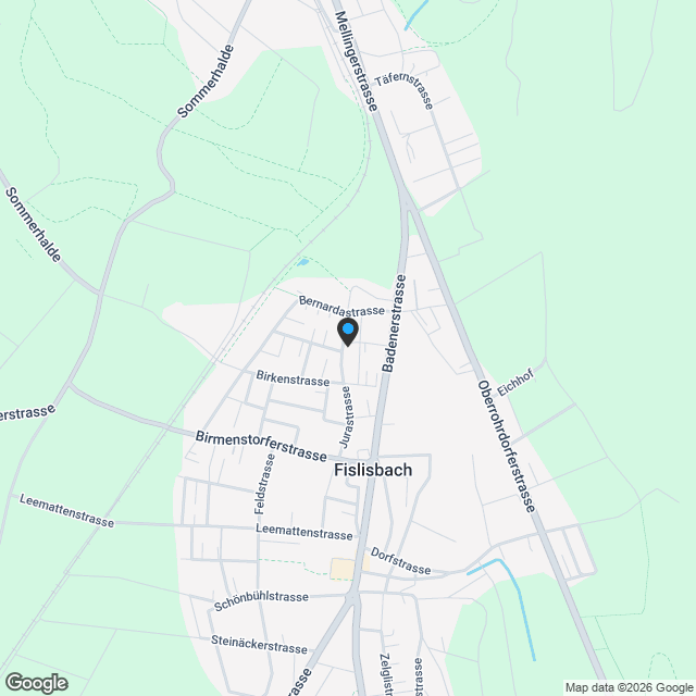 «NUA» Fislisbach - Zeitlose Eleganz - Karte