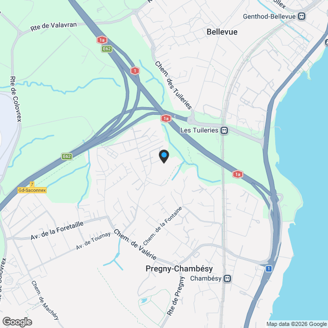 NEUE BEFÖRDERUNG – Pregny-Chambésy - Karte