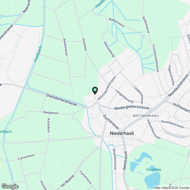Attraktive 4.5-Zimmer Wohnung in Niederhasli - Karte