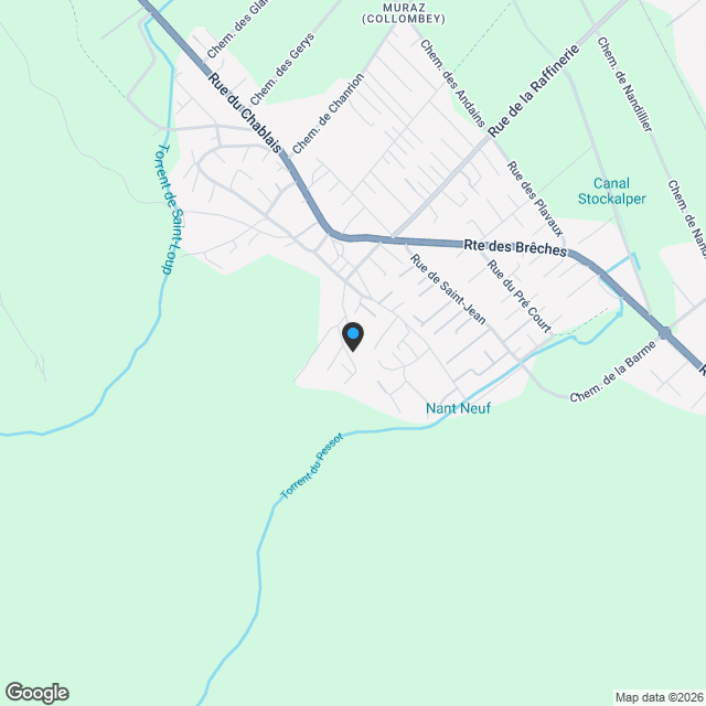 PPE Clos des Combes à Muraz Villa 9 - Karte