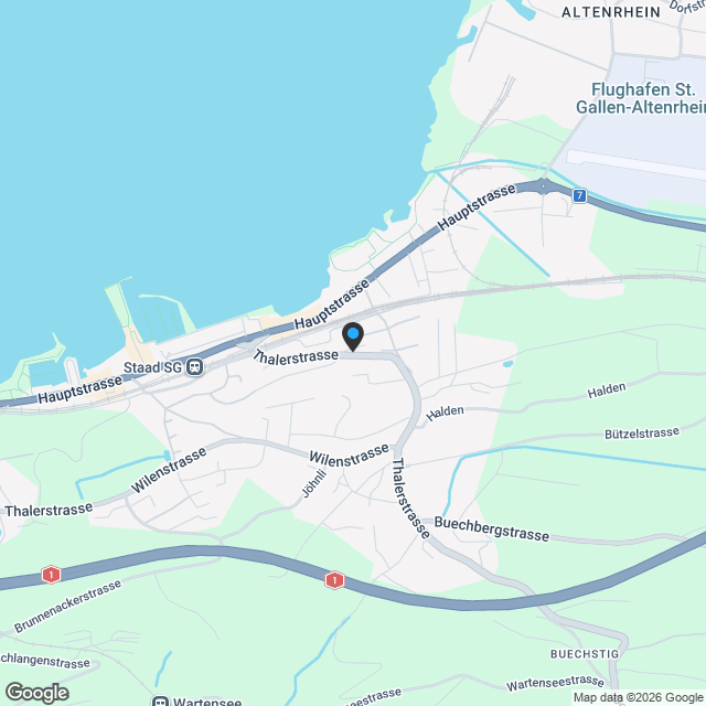 Moderne Doppeleinfamilienhaushälften mit Blick auf den Bodensee - Karte