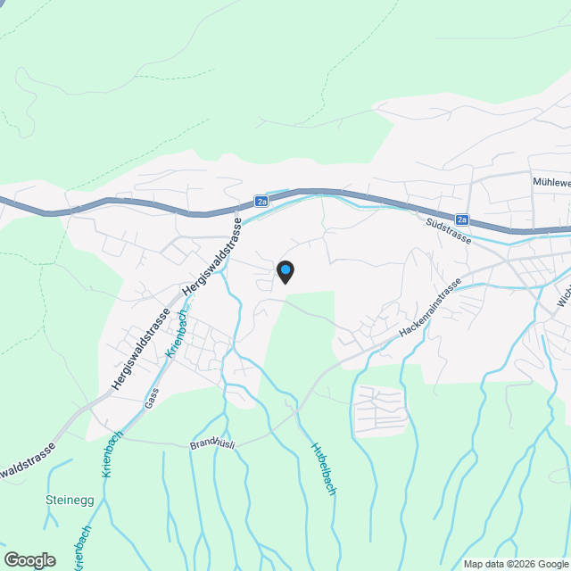 3½-Zimmer-Wohnung mit zwei Balkonen in Kriens-Obernau - Karte
