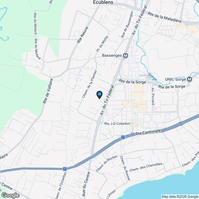Résidence du Domaine de La Vignette au chemin des Clos 49 à Ecublens - Karte