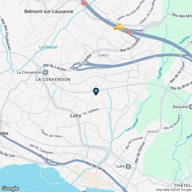 LUTRY – Adresse d"exception : 5 pièces avec vue plongeante sur le Léman - Karte