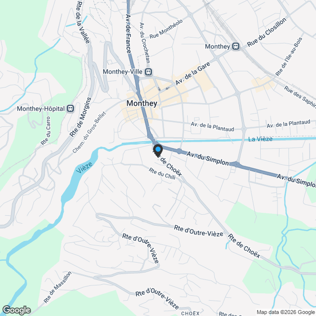 Nouveau projet : 5 villas jumelles proche du centre-ville - Karte