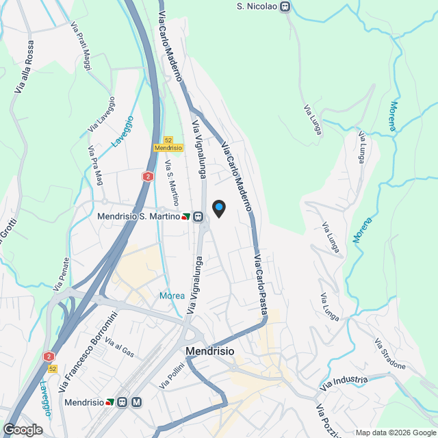 Mendrisio – moderno attico 2.5 locali con grande balcone abitabile - Karte