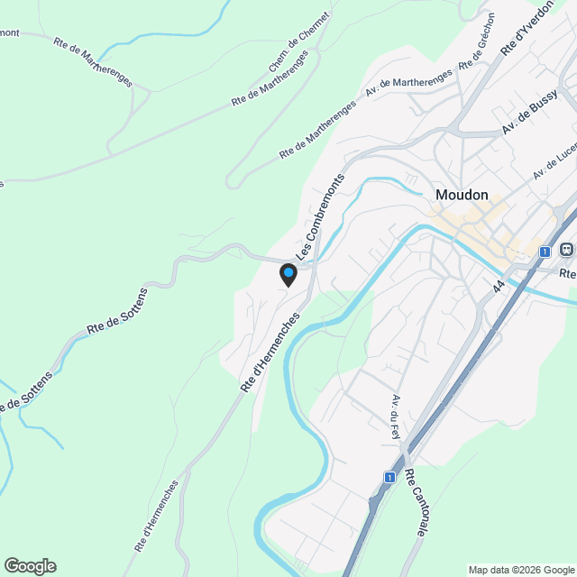 Les Villas du Chalet Rouge- Villas Neuves de 5.5 pièces à Moudon - Karte