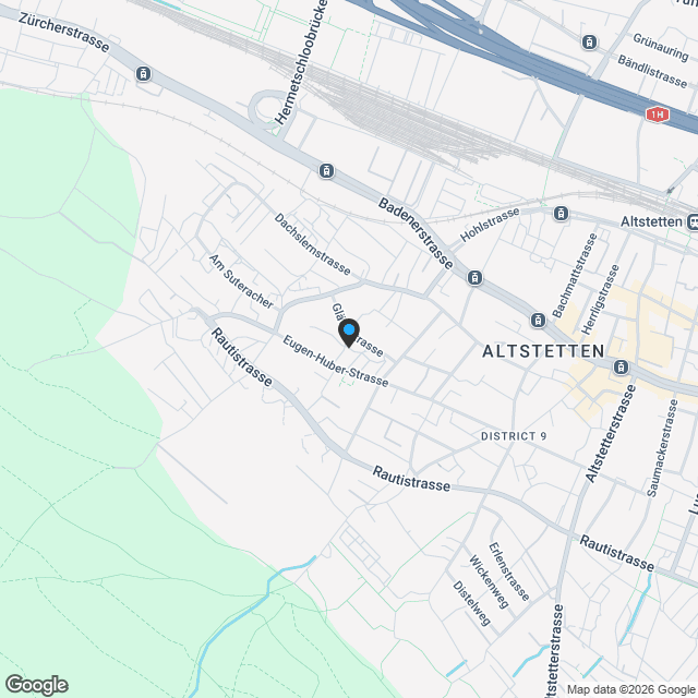 Exklusives Neubau-Apartment im Herzen von Zürich - Karte