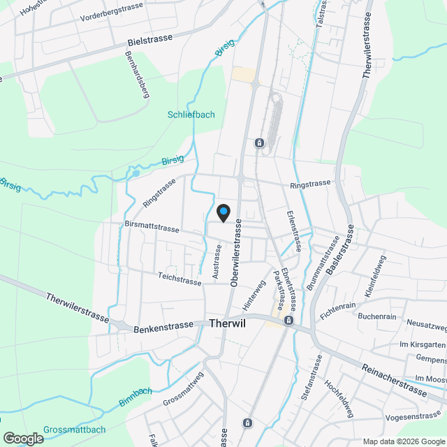 3.5 Zimmer Attikawohnung mit 105 qm Wohnfläche und  35 qm Terrasse - Karte