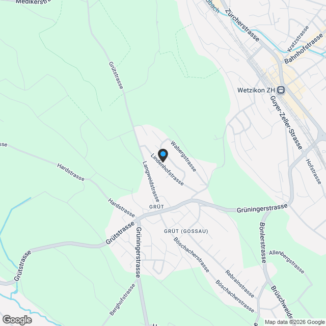 Wohnung in Grüt (Gossau ZH) - Karte