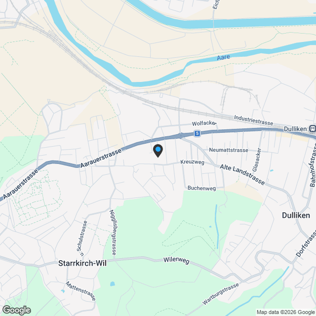 Dulliken Dullirain - Haus D, 5.5-Zi-Whg, 2. OG - Karte