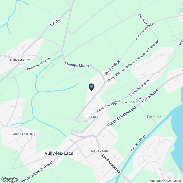 Projet de villa jumelée de 5,5 pièces avec trois terrasses et vue panoramique sur le lac - Karte