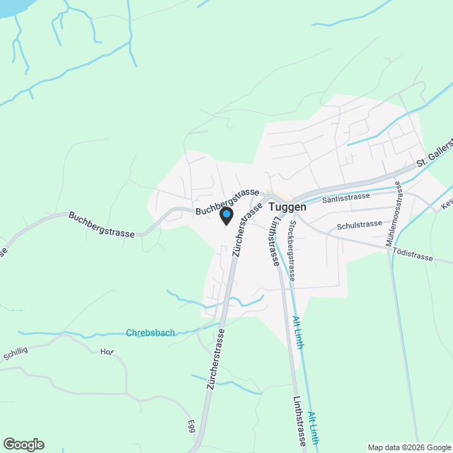 Modernes Eigenheim mit Panorama-Weitsicht ins Grüne und die umliegende Berglandschaft - Karte