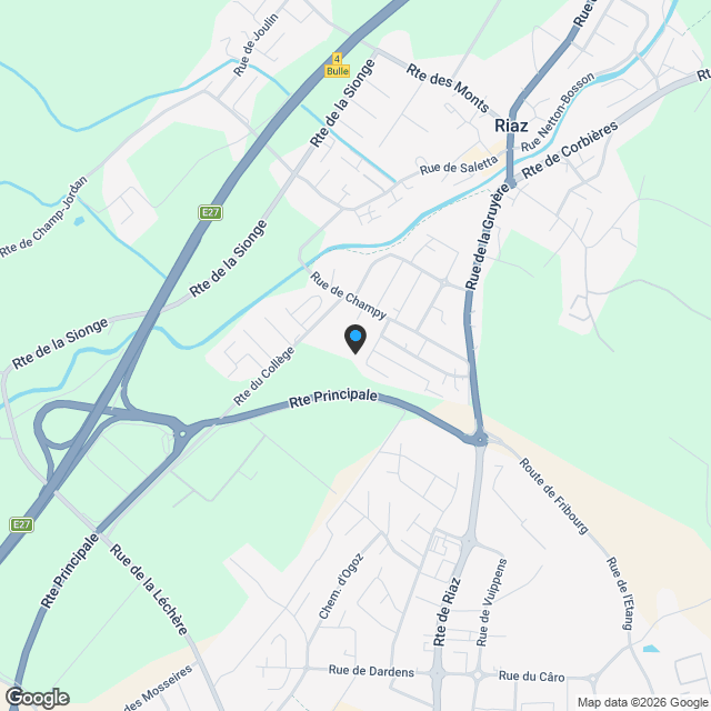 Votre villa individuelle 5.5 pièces à Riaz - Dernière opportunitées à saisir - Karte