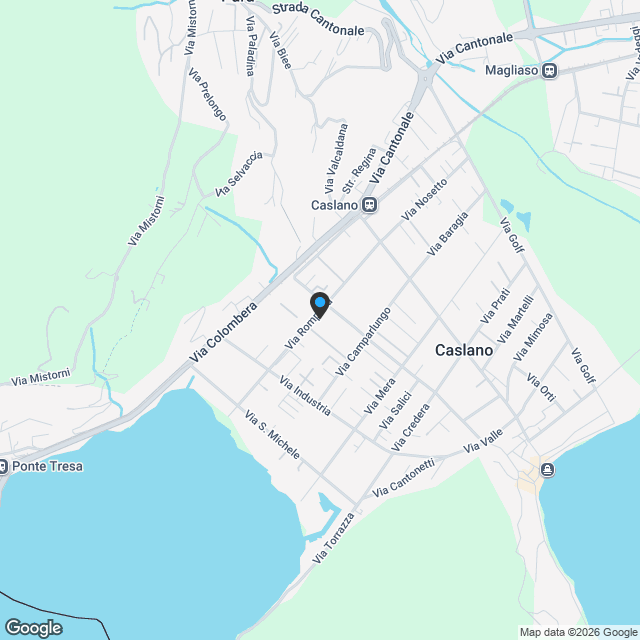 Ville moderne di nuova realizzazione di 5.5 locali a Caslano - Karte