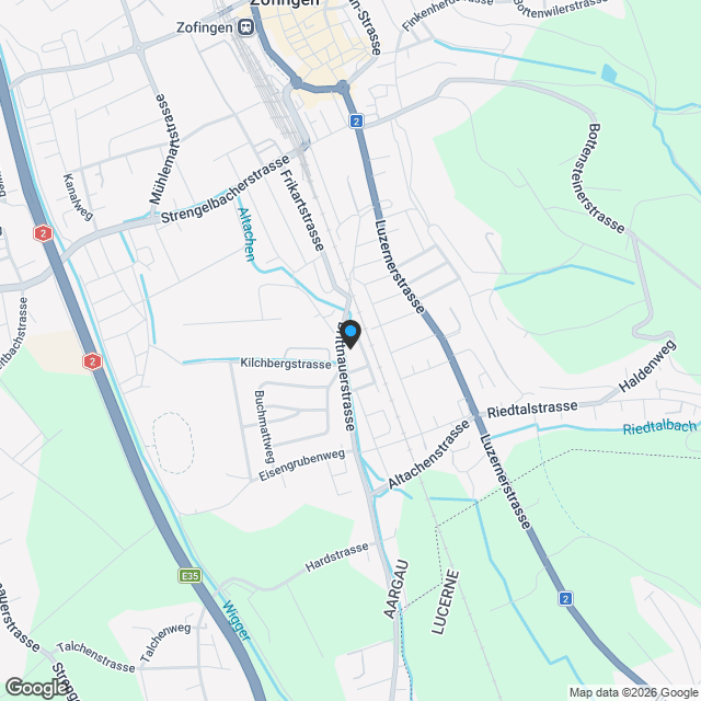 WOHNEN AM PILATUSWEG in ZOFINGEN - Exklusivität neu definiert - Karte