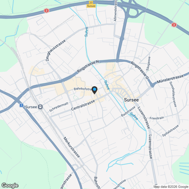 Ruhegi, stylischi 3 ½ Zemmer-Stadtwohnig em Härz vo Soorsi - Karte