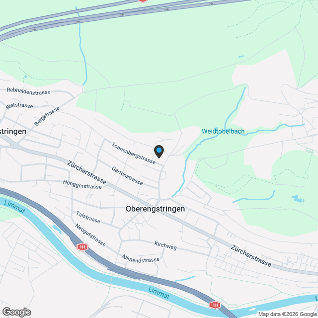 Neubauprojekt "the terraces" in Oberengstringen - Karte