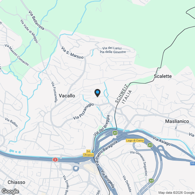 Appartamento 4.5 Locali Moderno e Confortevole a Vacallo: Spazio, L... - Karte