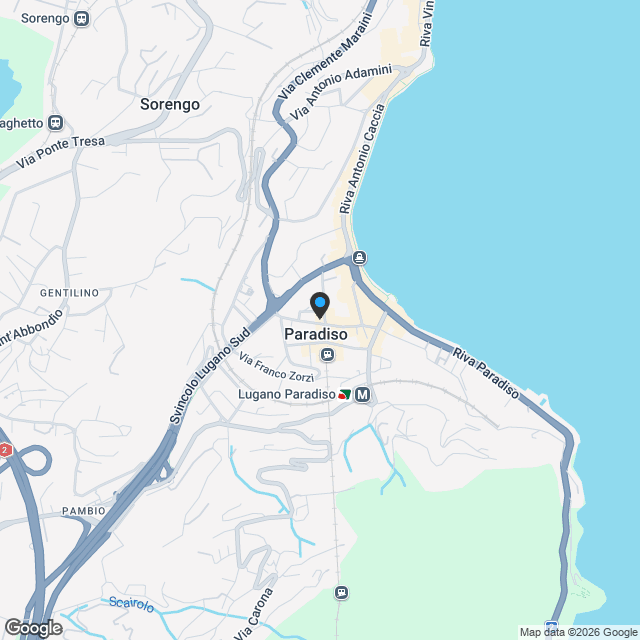 NUOVO Appartamento 3.5 a Paradiso - Karte