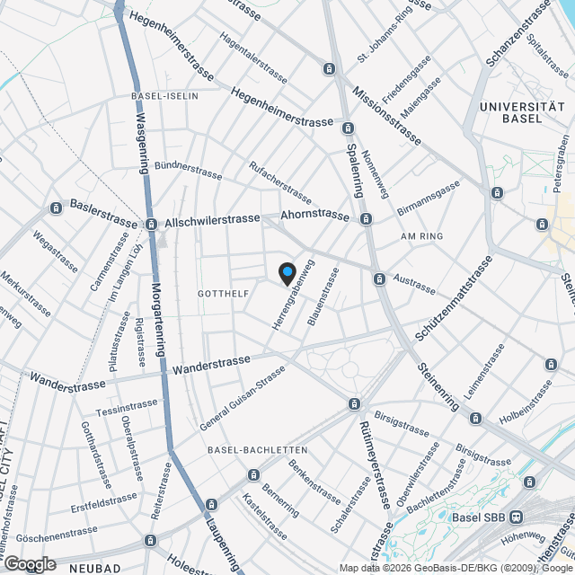 Verkaufsstart Projekt inLIVING BASEL - Karte