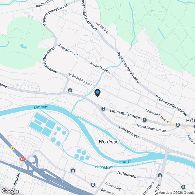 Stilvolle 4½-Zimmer-Wohnung in Zürich-Höngg - Karte