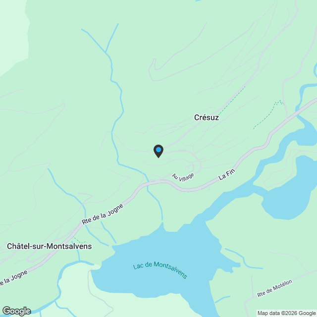 Chalet de 5.5 pièces à Crésuz - Karte
