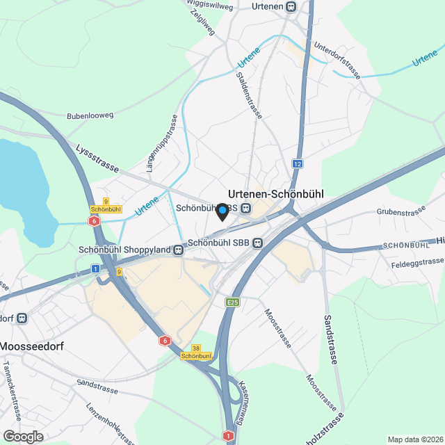 WHG 25 - NEUBAU Viermoos - Wohnen an bester Zentrumslage von Urtene... - Karte