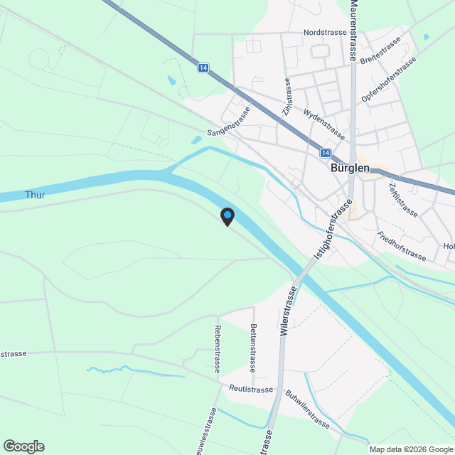 Neubau Alpenblick in Happerswil (Gemeinde Birwinken TG) - 3.5-Zi. Gartenwohnung - Karte
