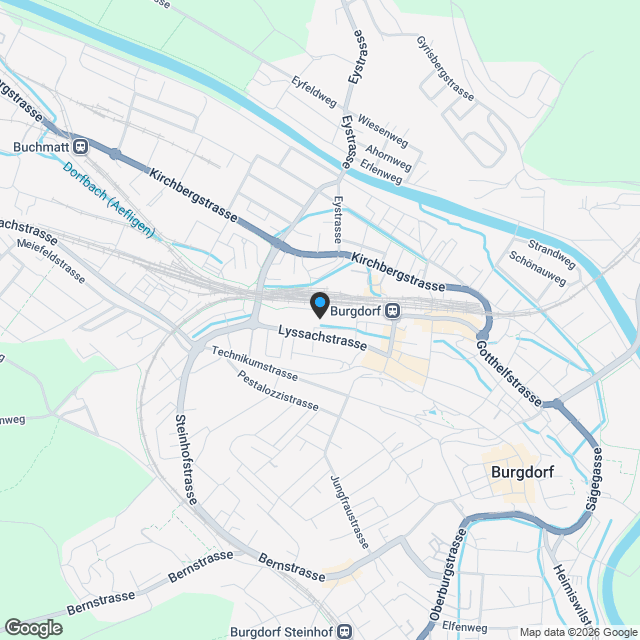 4.5-Zimmer-Eigentumswohnung im Aebiguet am Bach - Karte