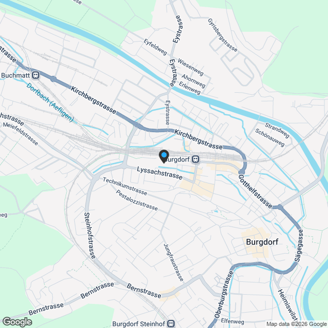 4.5-Zimmer-Eigentumswohnung im Aebiguet am Bach - Karte
