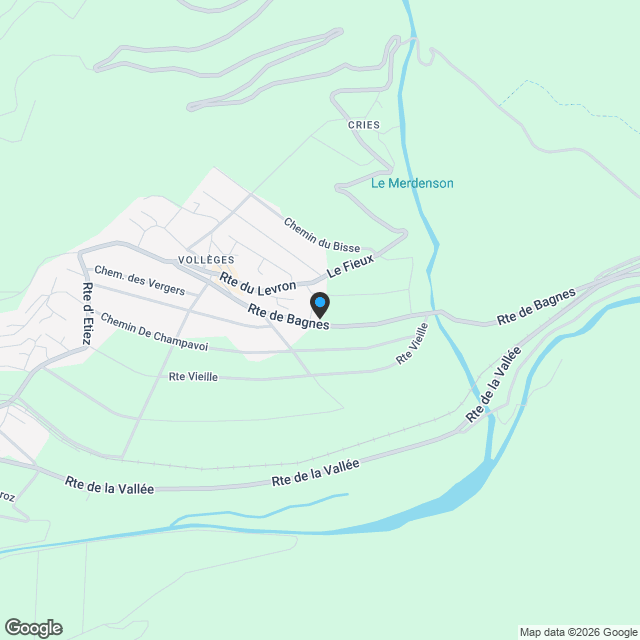 Villa mitoyenne de 3.5 pièces sur la Commune du Val de Bagnes - Karte