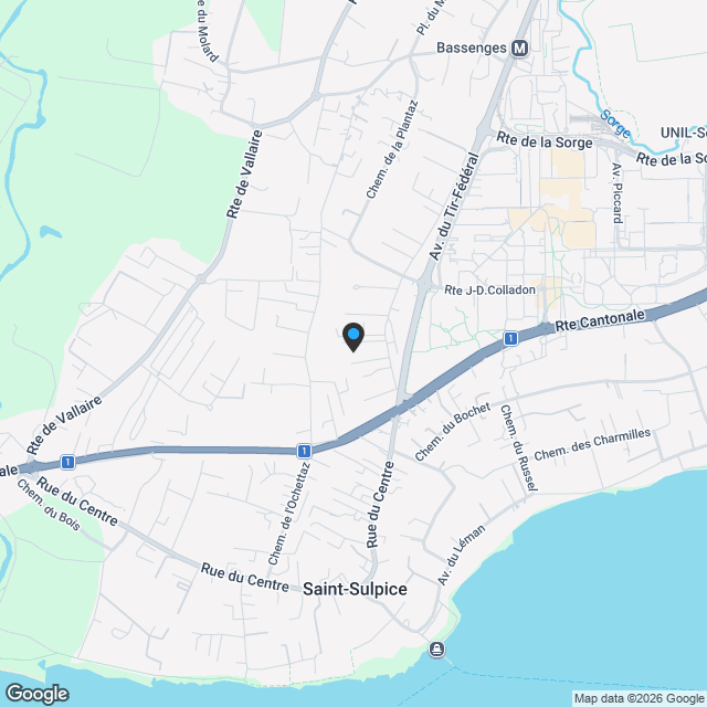 Magnifique appartement en attique de 4.5 pièces à Ecublens - Karte