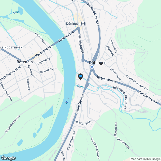 Müligasse Döttingen - Wohnkomfort und Natur im Einklang - Karte